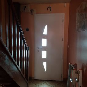 porte vitrée en pvc